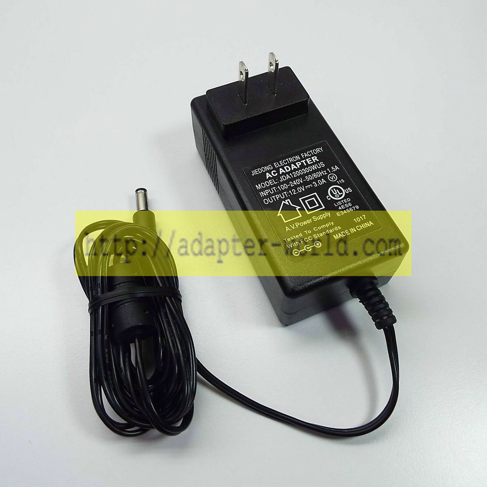 *Brand NEW*12V 3A AC DC Adapter JIEDONG ELECTRON FACTORY JDA1200300WUS POWER SUPPLY